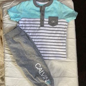 Calvin Klein two piece set 12m